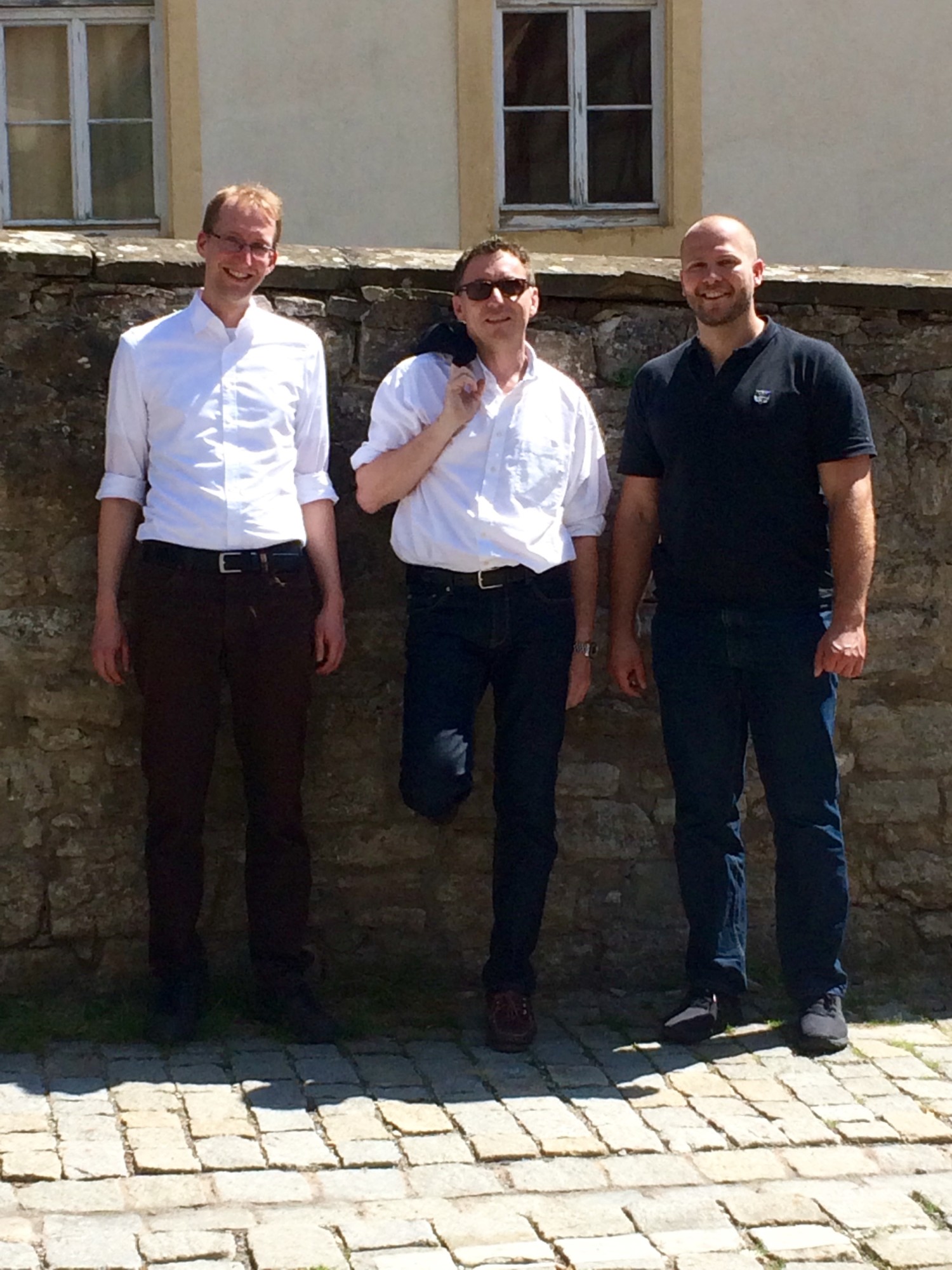 Professor Safferling und Mitarbeiter 2016 beim Betriebsausflug des Fachbereichs nach Rothenburg ob der Tauber