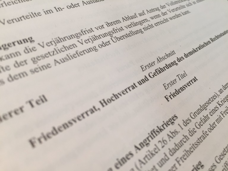 Seminar zum Staatsschutzstrafrecht