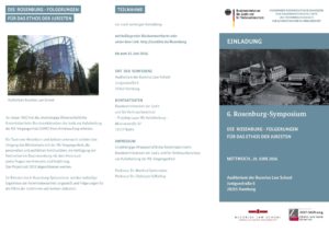 Das Programm des Symposiums