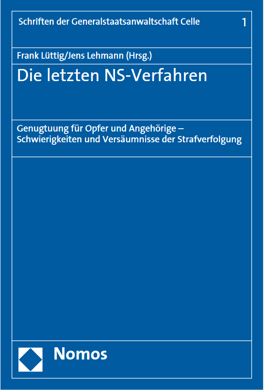 Zum Artikel "Die letzten NS-Verfahren"