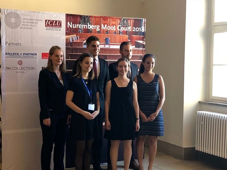 FAU-Team im Halbfinale des Nuremberg Moot Court