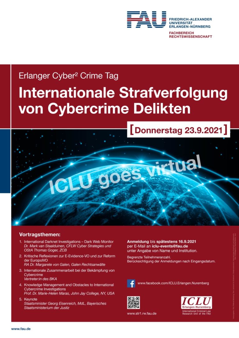 Hinweis: Veröffentlichung des Tagungsberichts „Cybercrime Tag 2021“ in der KriPoz