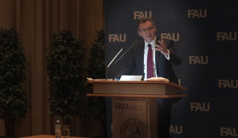 Hinweis: Aufzeichnung des Vortrags „Werner Lorleberg, die „Führerreserve“ und das Kriegsende in Erlangen“ von Professor Safferling auf FAU-TV verfügbar