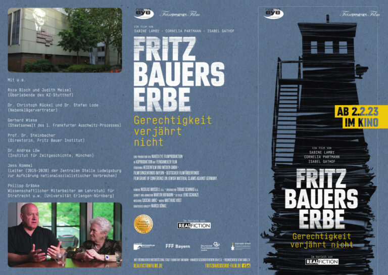 Veranstaltungshinweis: Vorführung von Fritz Bauers Erbe in den Lamm-Lichtspielen in Erlangen