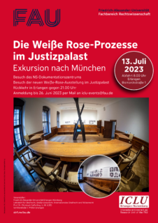 Zum Artikel "Hinweis: „Die Weiße Rose-Prozesse im Justizpalast“ Exkursion nach München"