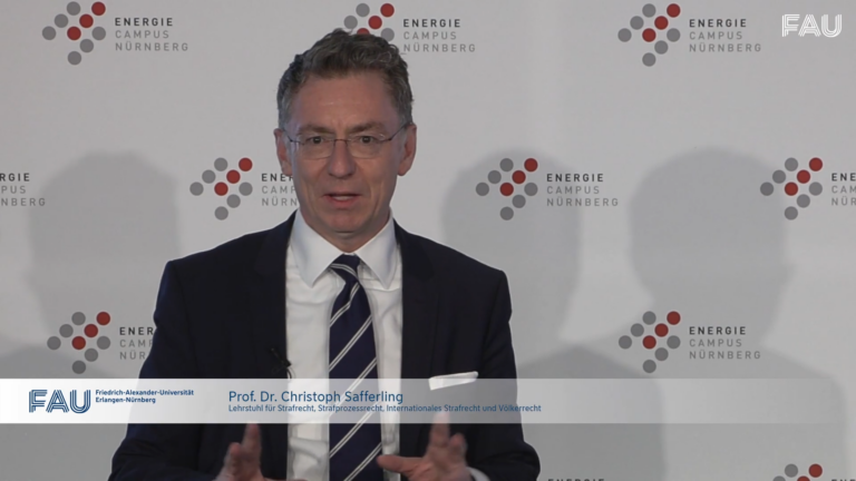 Hinweis: Gaza, Ukraine, Syrien. Das Völkerrecht und der Krieg – Vortrag von Prof. Safferling auf fau.tv verfügbar