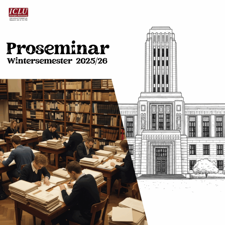Ankündigung: Proseminar im WiSe 25/26